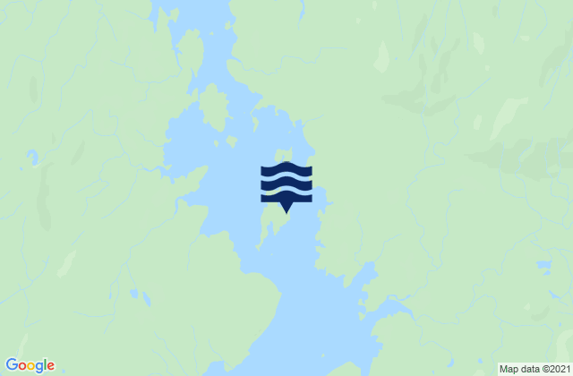 Karte der Gezeiten Eagle Island, United States
