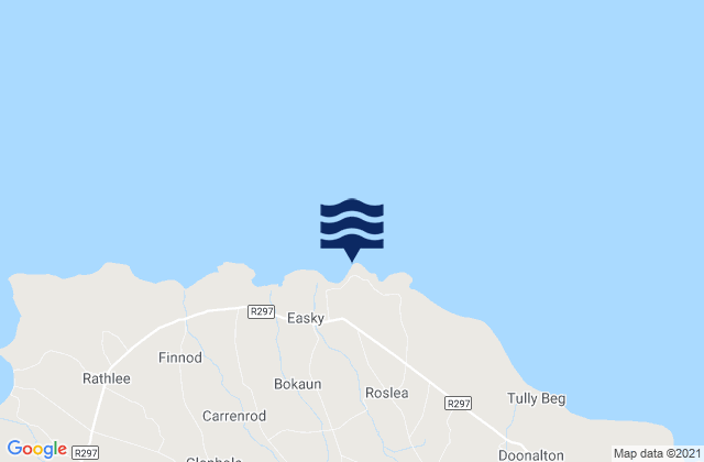 Karte der Gezeiten Easkey Right, Ireland
