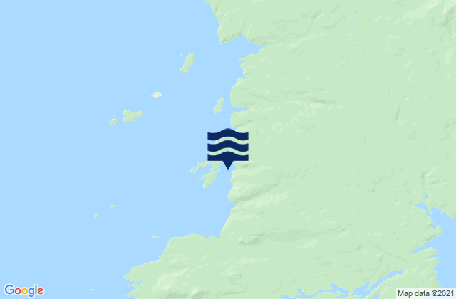 Karte der Gezeiten Easy Harbour, New Zealand