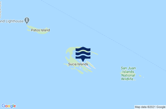 Karte der Gezeiten Echo Bay Sucia Islands, United States