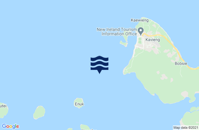 Karte der Gezeiten Edmago, Papua New Guinea