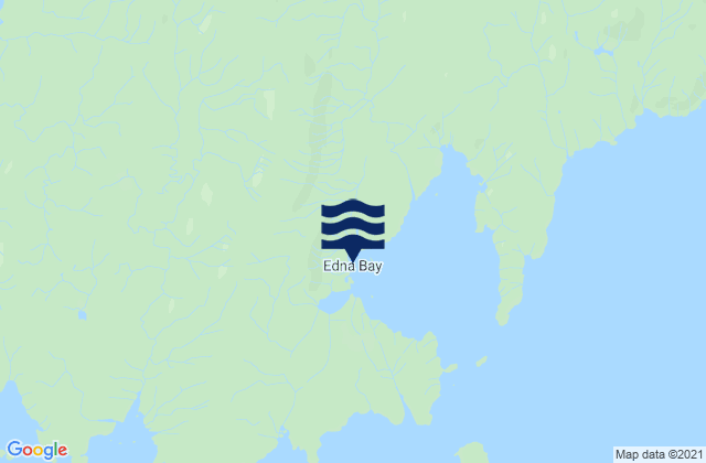 Karte der Gezeiten Edna Bay, United States