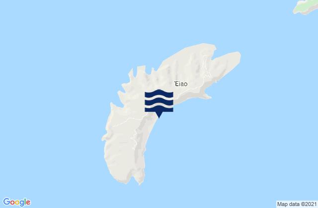 Karte der Gezeiten Eiao, French Polynesia