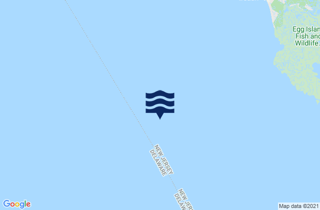 Karte der Gezeiten Elbow Bay, United States