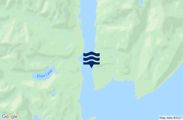 Karte der Gezeiten Eliza Harbor (Admiralty Island), United States