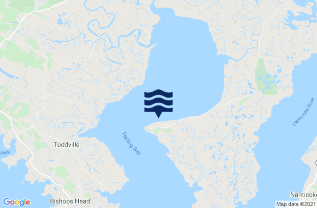 Karte der Gezeiten Elliott Island, United States