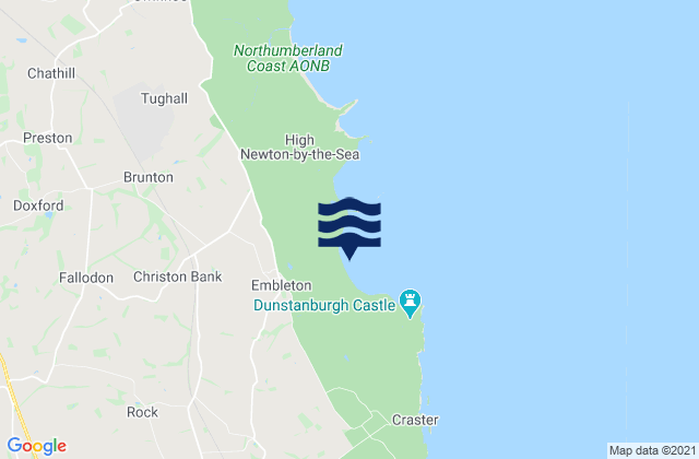 Karte der Gezeiten Embleton Bay Beach, United Kingdom
