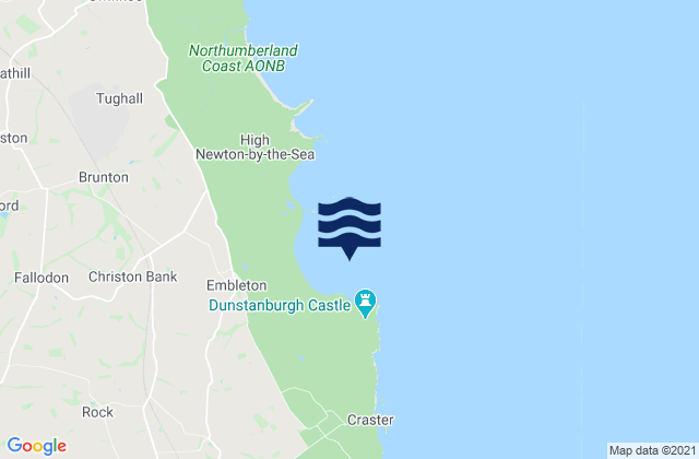 Karte der Gezeiten Embleton Bay, United Kingdom