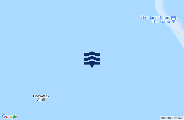 Karte der Gezeiten Enewetak Atoll, Marshall Islands