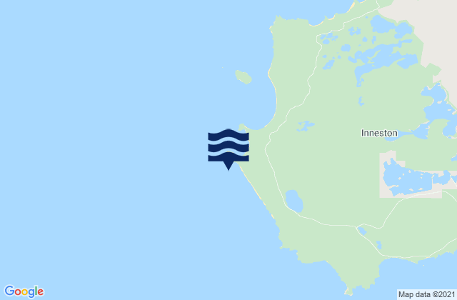 Karte der Gezeiten Ethel Wreck, Australia
