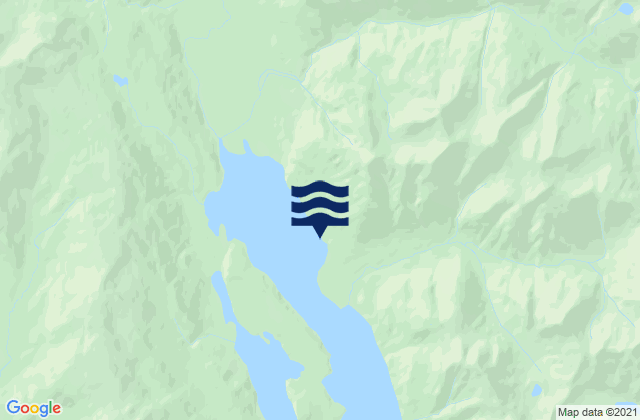 Karte der Gezeiten Excursion Inlet, United States