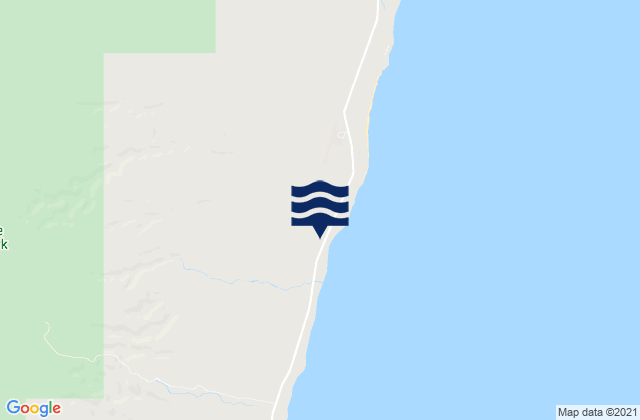 Karte der Gezeiten Exmouth, Australia