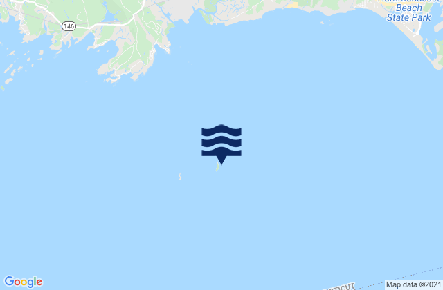 Karte der Gezeiten Falkner Island, United States