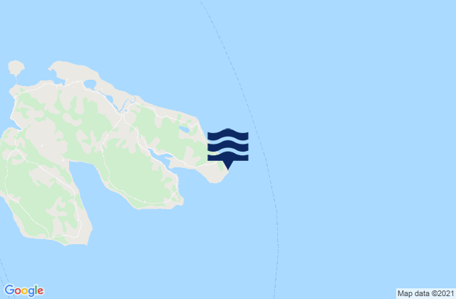 Karte der Gezeiten Faro Punta Redonda, Chile