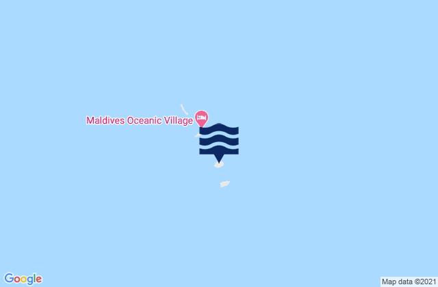 Karte der Gezeiten Felidhoo, Maldives