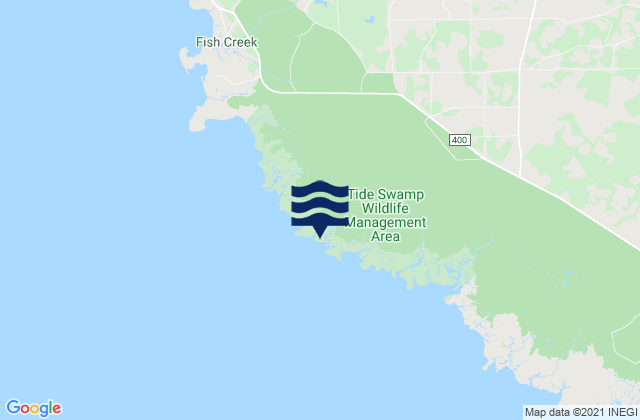 Karte der Gezeiten Fishermans Rest, United States