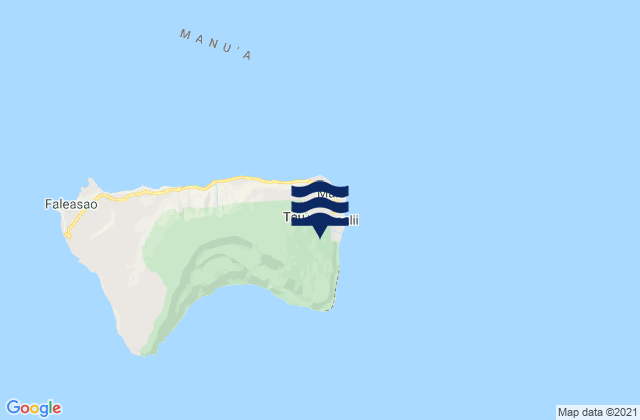 Karte der Gezeiten Fitiuta County, American Samoa