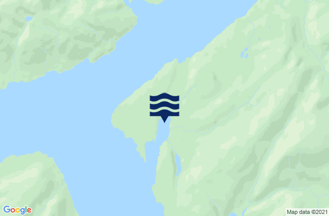 Karte der Gezeiten Fitzgibbon Cove, United States