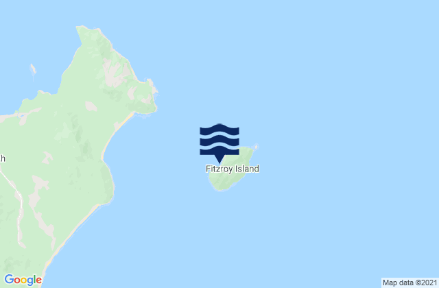 Karte der Gezeiten Fitzroy Island, Australia