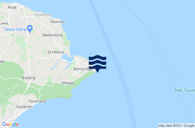 Karte der Gezeiten Foreland (Lifeboat Slip), United Kingdom