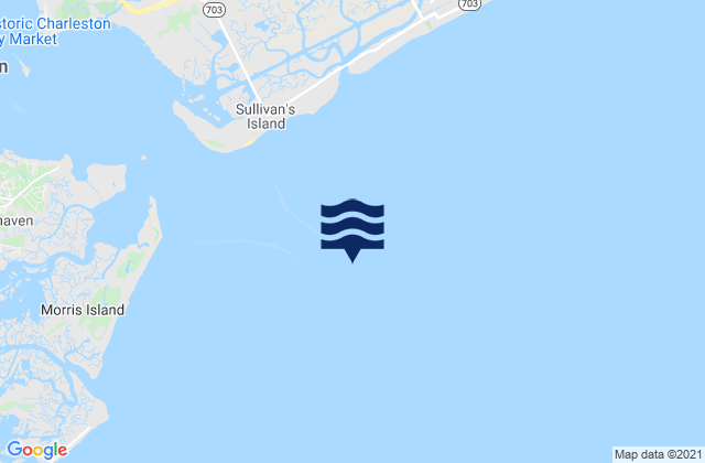 Karte der Gezeiten Fort Sumter Range Buoy 14, United States