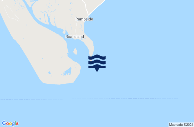 Karte der Gezeiten Foulney Island, United Kingdom