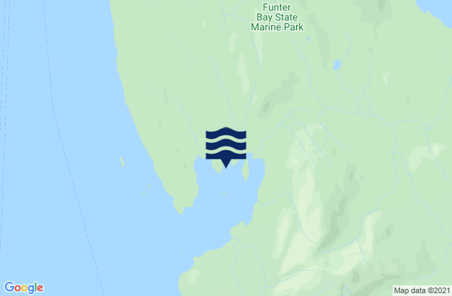 Karte der Gezeiten Funter (Funter Bay), United States