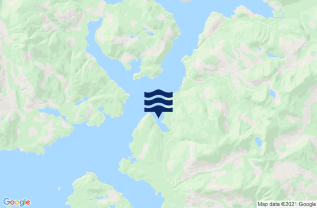 Karte der Gezeiten Galiano Bay, Canada