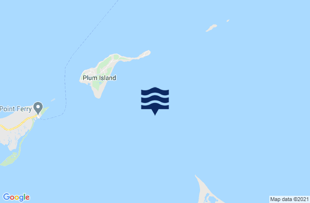 Karte der Gezeiten Gardiners Point & Plum Island, United States