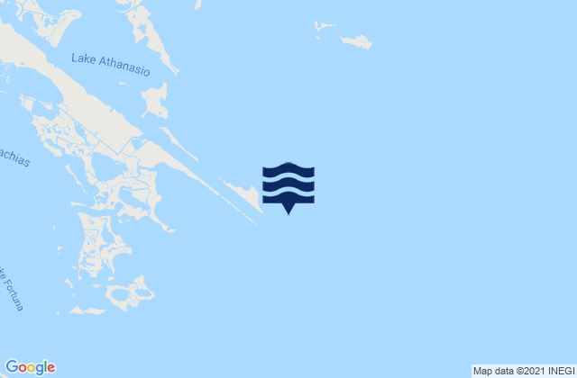 Karte der Gezeiten Gardner Island, United States