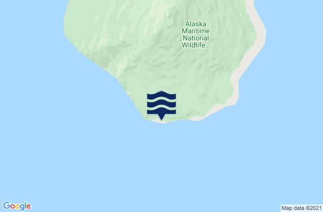 Karte der Gezeiten Gareloi Island, United States