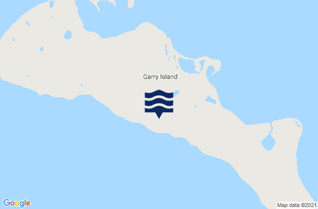 Karte der Gezeiten Garry Island, United States