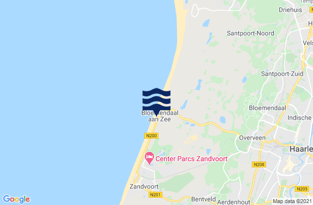 Karte der Gezeiten Gemeente Haarlemmermeer, Netherlands