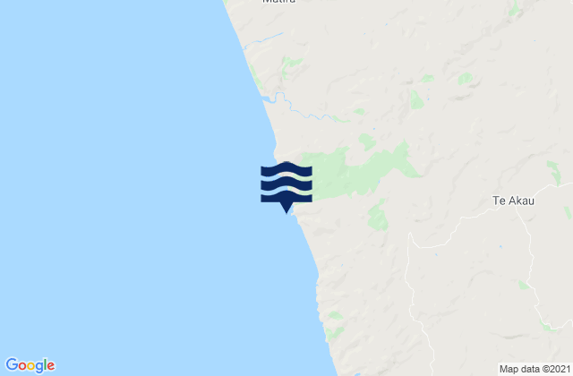 Karte der Gezeiten Gibson Beach, New Zealand