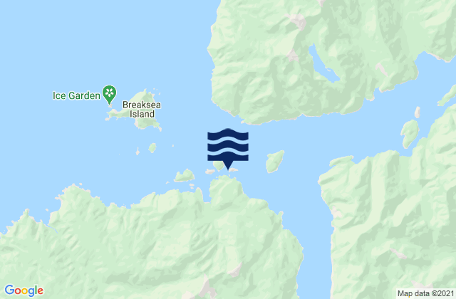 Karte der Gezeiten Gilbert Islands, New Zealand