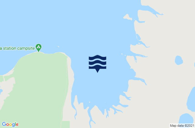 Karte der Gezeiten Giralia Bay, Australia