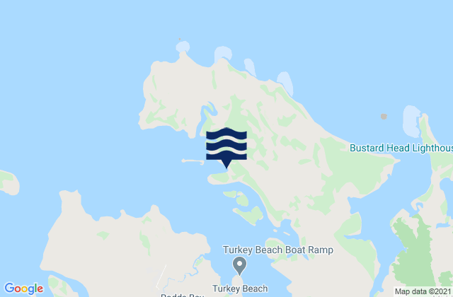 Karte der Gezeiten Gladstone, Australia