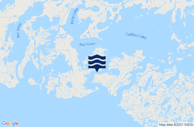Karte der Gezeiten Grand Bayou du Large, United States