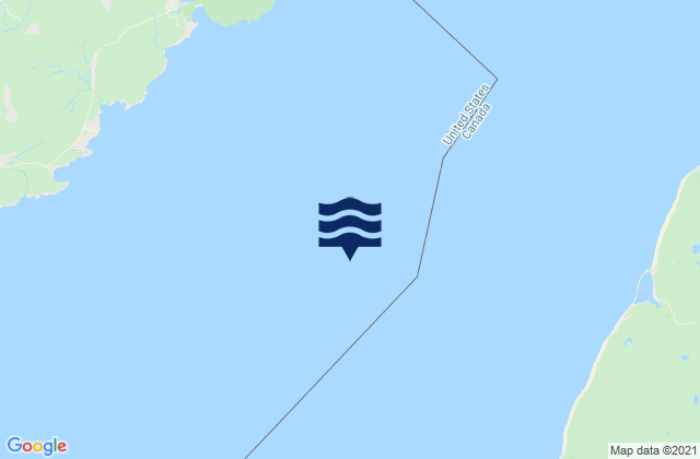 Karte der Gezeiten Grand Manan Channel (Bay of Fundy Entrance), Canada