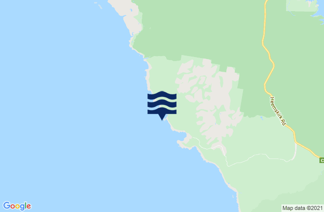 Karte der Gezeiten Granville Harbour, Australia