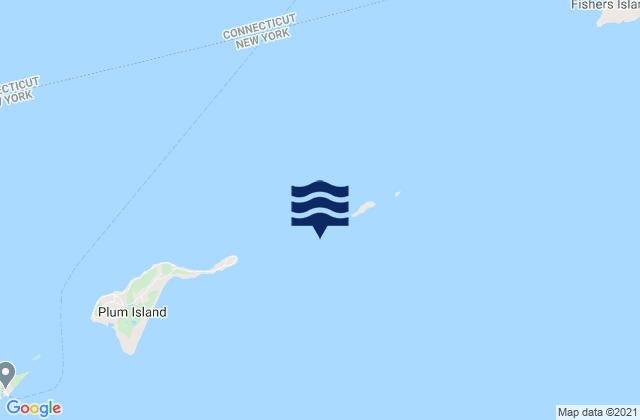 Karte der Gezeiten Great Gull Island SW of, United States