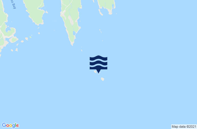 Karte der Gezeiten Green Island Petit Manan Bar, United States