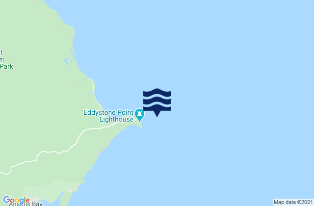 Karte der Gezeiten Greyhound Rock, Australia