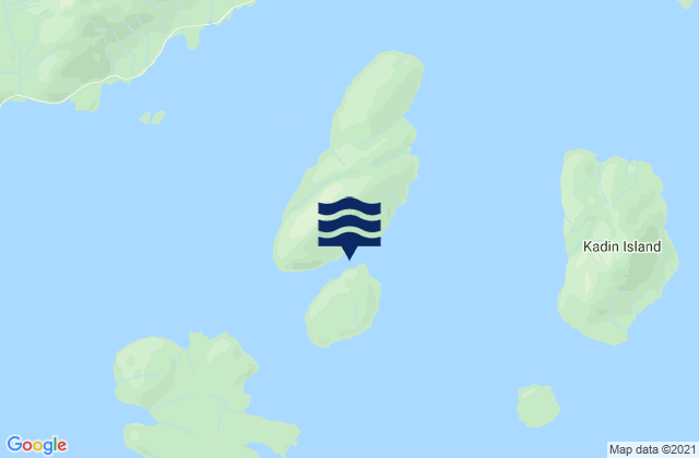 Karte der Gezeiten Greys Island, United States
