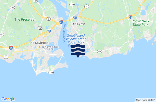 Karte der Gezeiten Griswold Point, United States