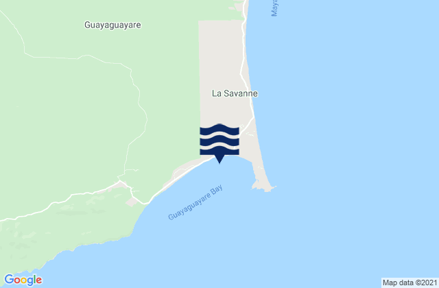 Karte der Gezeiten Guayaguayare Bay, Trinidad and Tobago