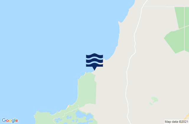 Karte der Gezeiten Gym Beach, Australia