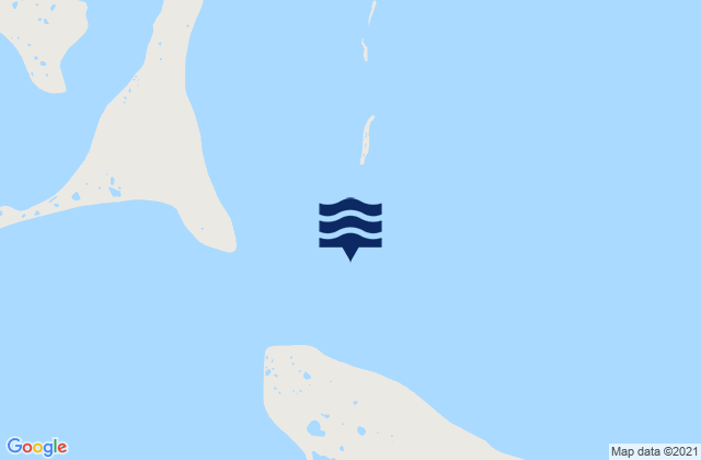 Karte der Gezeiten Hague Channel, United States