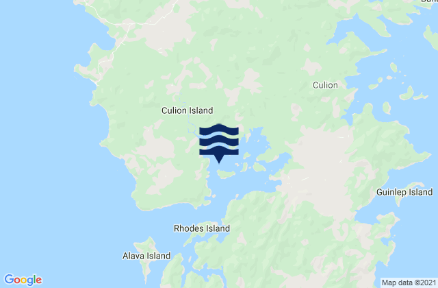 Karte der Gezeiten Halsey Harbor Culion Island, Philippines