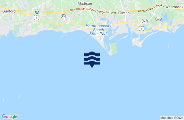 Karte der Gezeiten Hammonasset Point 1.2 miles SW of, United States